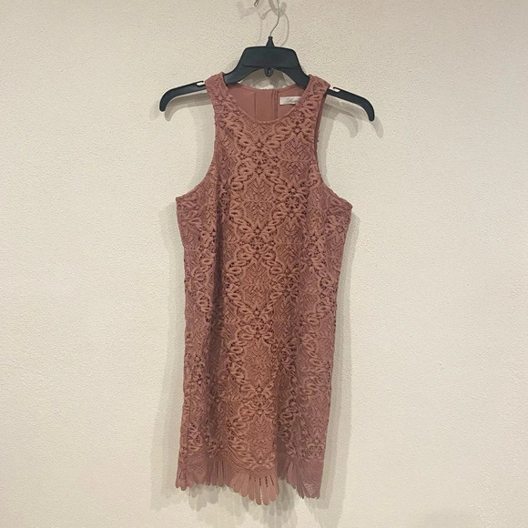 Lovers and Friends Caspian Shift Dress in Mauve Size Small EUC - Picture 2 of 5